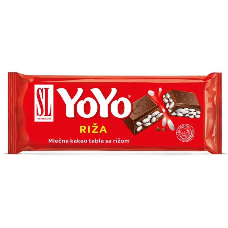 YoYo - Mlecna kakao tabla sa rizom